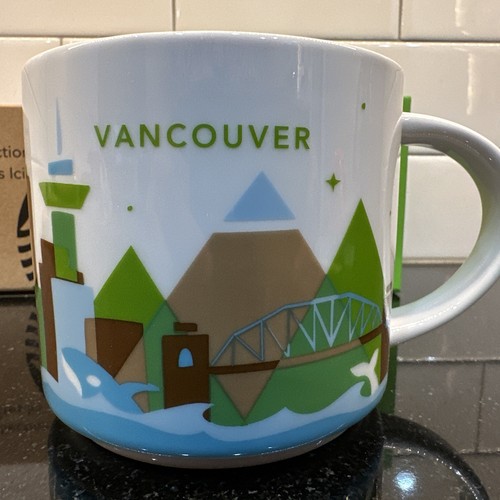 Starbucks You Are Here Series - Tazza da caffè in ceramica Isola di Vancouver - Nuova con scatola - Foto 4 di 12