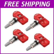 Clamp-In 315MHz TPMS Tire Sensors - Waterproof, Long-Lasting Performance, 4-Pack