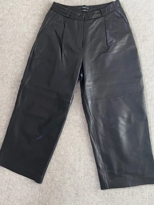 Esprit Collection Lederhose High Rise weiches Lammleder Gr. 36 - Bild 1 von 4