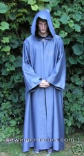 Gray Antique Satin Cloak Cloaks Medieval Cape Capes Handmade By SewingCreators