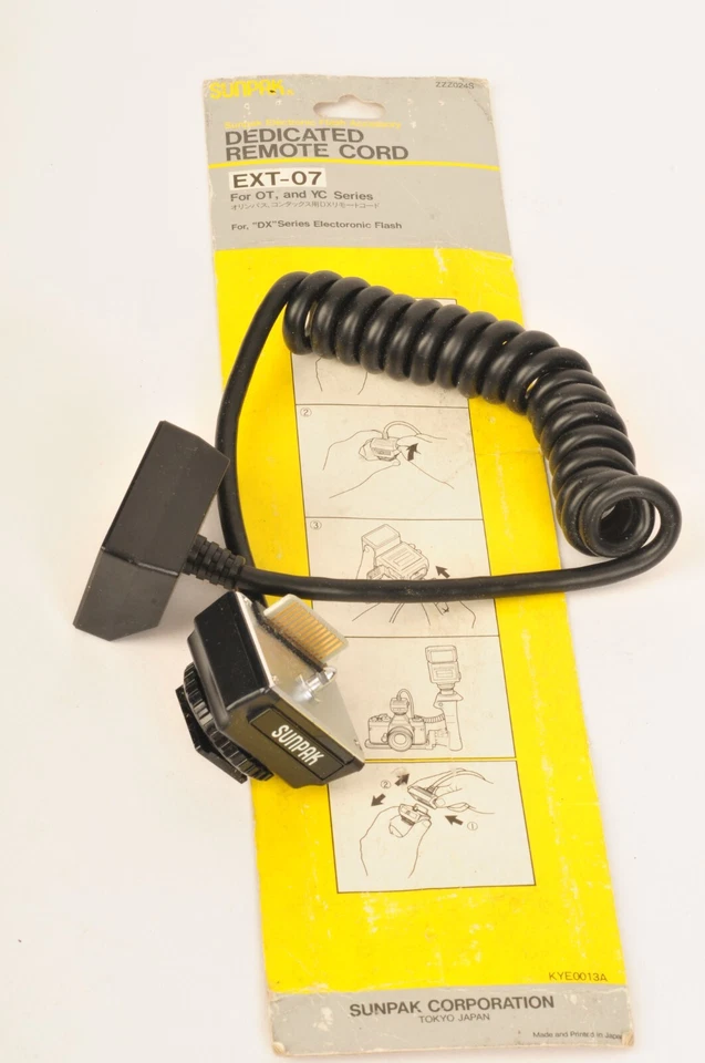 Sunpak Dedicated Remote Cord EXT-07 For OT and YC Series - Image 2 of 4