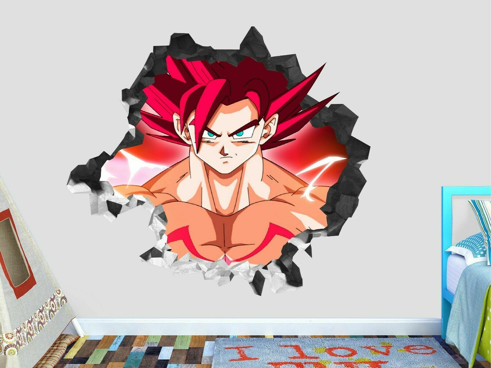 Fan art - Goku Sticker for Sale by romulorup