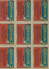 Gremlins 2  by Topps in 1990.Single Cards $1.00, Stickers $1.50 +Discounts. Read