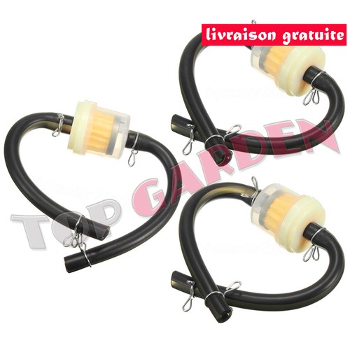 Huri Lot De 5 Filtres à Carburant Universels 6 Mm Pour Voiture, Moto, Scooter, Mobylette, Quad