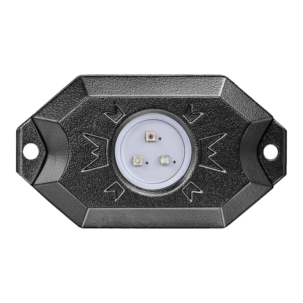 8 Pods RGB LED Rock Light Neon Underglow Wheel Kit For