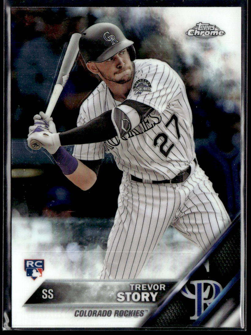 2016 Topps Chrome #45 Trevor Story RC