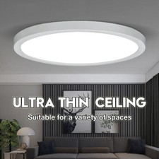 Bright Round LED Ceiling Light Panel Down Lights Living Room Bathroom Wall Lamp