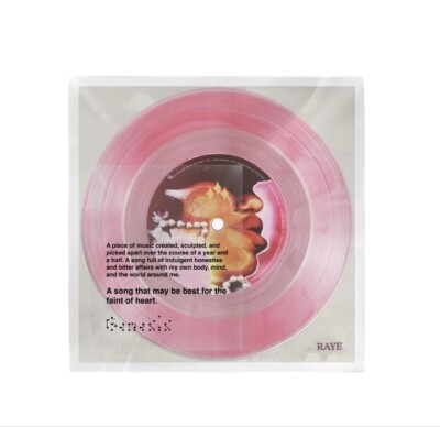 RAYE GENESIS TRANSLUCENT BABY PINK VINYL LIMITED EDITION 7