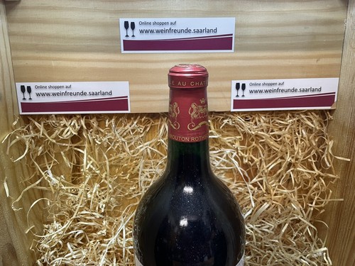 1 Fl. Chateau Mouton Rothschild Pauillac 2002 mit 13%voll. und 1,5ltr. MAGNUM - Bild 3 von 4