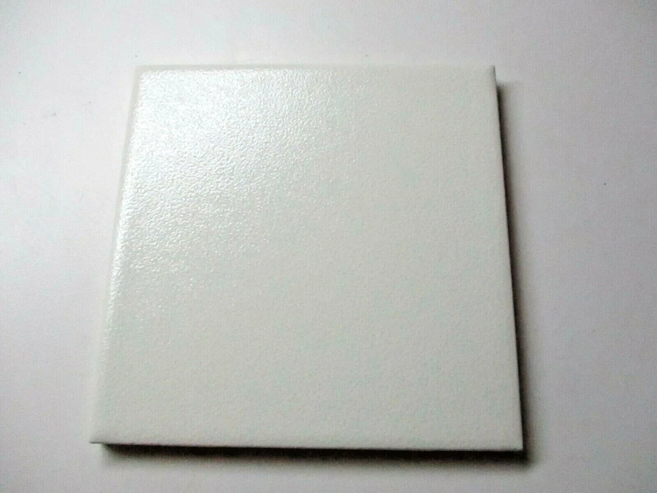 1 azulejo de parede American Olean AO EUA 4-1/4" quadrado cerâmica pequenas covinhas brilho off white - Imagem 4 de 4