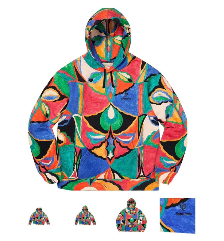 Supreme X Emilio Pucci Hooded Sweatshirt SZ M SS21 Collab - CONFIRMED PURCHASE