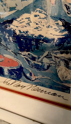 LeRoy Neiman signed, Serigraphy, framed, La Grande Cuisine/Large SIGNED - Picture 11 of 11