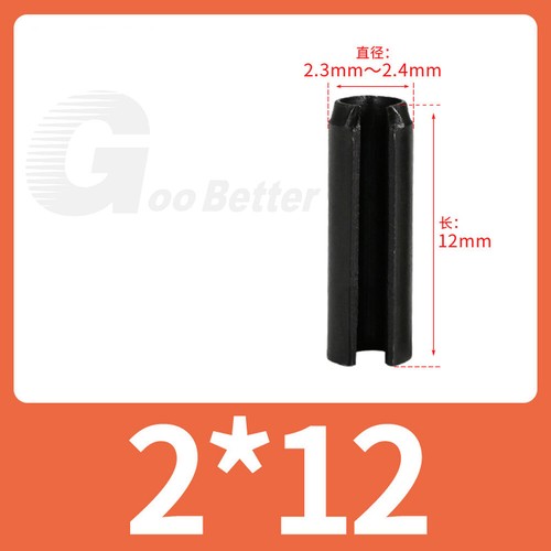 Spannstifte Spannhülsen Hohlsplinte Schwarz Verzinkt Stahl DIN 1481 1.5mm - 12mm - Picture 20 of 147