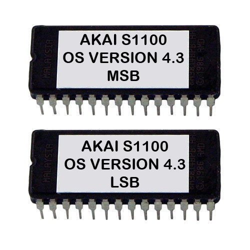 Akai S1100 Latest Operating System 4.3 Eprom Upgrade Update OS Firmware S-1100 - Picture 1 of 2
