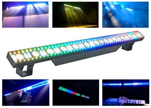 2) Rockville Pixel Hybrid Bar Battery Power Light Strips+Wireless DMX Controller - Picture 2 of 10