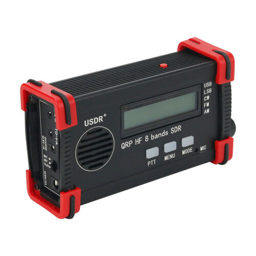 Transceptor portátil USDX USDR HF QRP SDR SSB/CW 8 bandas 5W DSP SDR + batería + micrófono - Imagen 7 de 9