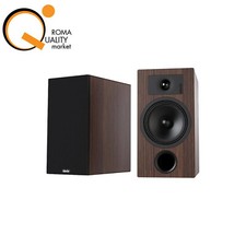 INDIANA LINE TESI 3 Diffusori Scaffale Coppia Altoparlanti 2 vie casse moka wood