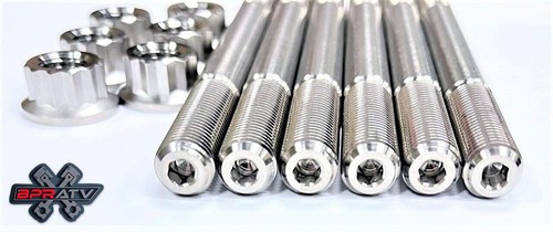 Yamaha YZ450F High-Performance Titanium Cylinder Bolts Head Stud Kit (2010-2022) - Picture 19 of 24
