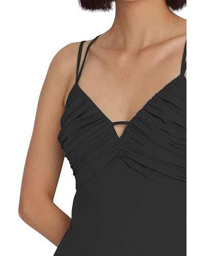 NEW LAUREN RALPH LAUREN BLACK PARTY FIT & FLARE EMPIRE WAIST DRESS SIZE 14 $195 - Picture 4 of 4