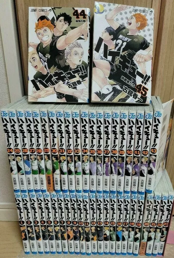 Haikyuu vol. 1-45 Comics Manga Complete Set Japanese version