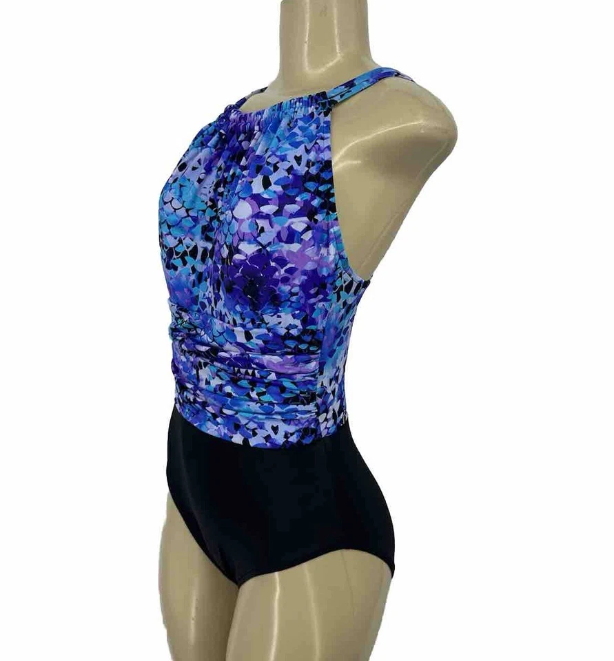 Traje de baño Croft & Barrow de una pieza para mujer vacaciones en la playa 1-4 Foto 3 de 4