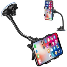 360° Rotatable In Car Suction Phone Holder Dashboard Windscreen Universal Mount.