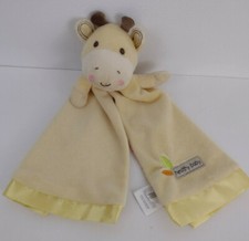 Giraffe Lovey Healthy Baby Security Blanket Allergy Asthma Friendly Sewn Eyes