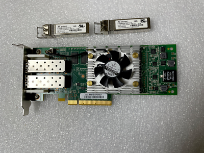 QLogic Dual Port 16Gb FC QLE2672-F PCIe Host Bus Adapter HBA HH + 