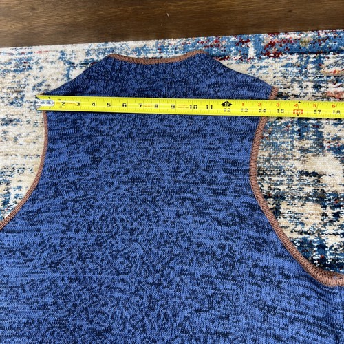 Vtg Heirloom Collectibles Fall Sweater Vest Womens 14/16 Sunflowers Pumpkins - Picture 11 of 12