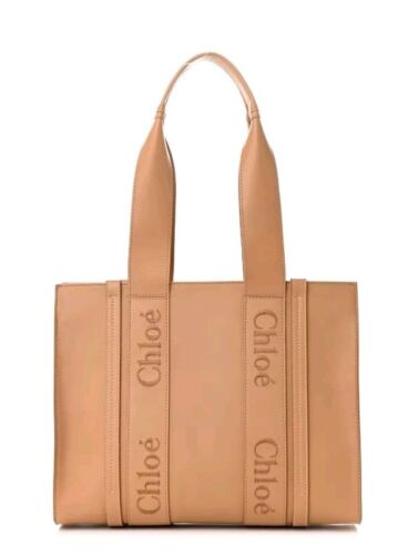 Chloé Woody Medium Tote in Wood Rose - Worn 2 Times Only. Immaculate.