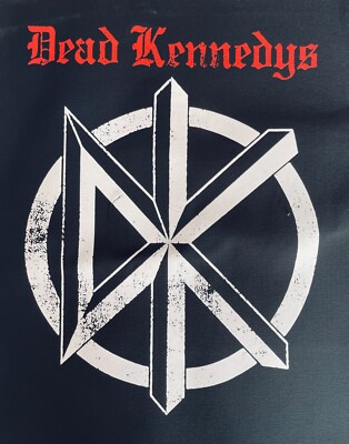 DEAD KENNEDYS  logo big back patch punk
