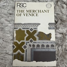 Royal Shakespeare Company The Merchant of Venice Programme 1971