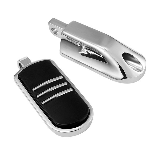 Motorcycle Brake Pedal Foot Pegs Footpegs Footrest For Harley Dyna Softail FXST - Picture 4 of 9