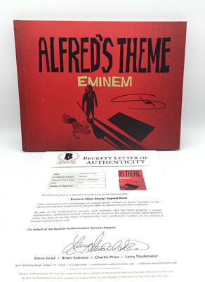 こ*ん様 Eminem　サイン　エミネム　Shady 写真　証明書付き EMINEM RAP SIGNED PHOTO AUTOGRAPH ORIGINAL SIGNATURE SLIM