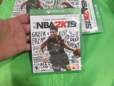 NBA 2K19 XBOX ONE SPORTS BASKETBALL GIANNIS ANTETOKOUMPO NEW FACTORY SEALED