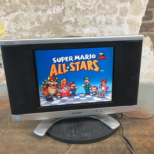 SHARP AQUOS LC-13B8U-S 13" Widescreen LCD TV RGB/S-VIDEO/RCA (RETRO GAMING) - Picture 2 of 12