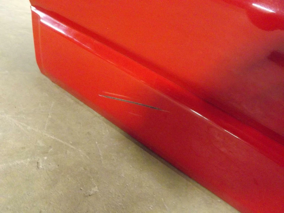 08-10 SATURN VUE Left Driver's Side Rear Door Electric Victory Red 74U OEM - Изображение 4 из 4