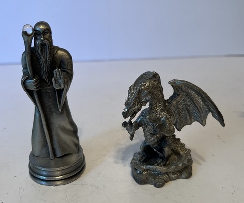 LOT OF 10 Pewter Fantasy Dragons & Wizards Spoontique, Gibbons, Gallo… - Picture 6 of 8