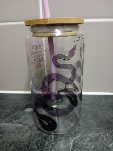ILLUMICRATE - HOUSE OF NIGHT DRINKING GLASS (THE SERPENT AND WINGS OF NIGHT) - Picture 7 of 12