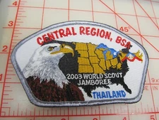 Central Region 2003 World Jamboree JSP collectible Thailand patch (r47)