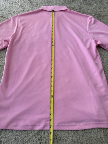 PGA Tour schönes babyrosa Polo Golf Shirt Large (L) Kurzarm - Bild 7 von 15