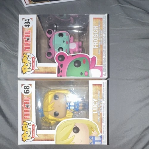 Funko Pop! Animation Fairy Tail Lucy & Frosch Vinyl Figures Collectible Set