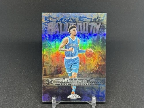 2025 Topps Chrome LaMelo Ball Refractors Blue (RAW)