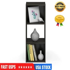 Pelli Cubic Storage Cabinet Bookcase Book Shelf Open Display Shelves for Home US