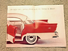 1956 Plymouth Full Line Sales Brouchure 8 Pages Original