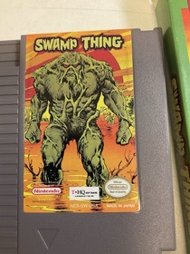 Swamp Thing Nintendo NES 1985 Tested Working Complete With Box Manual