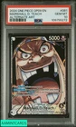 2024 ONE PIECE OP09-EMPERORS IN NEW WORLD MARSHALL D TEACH #081 ALT ART PSA 10