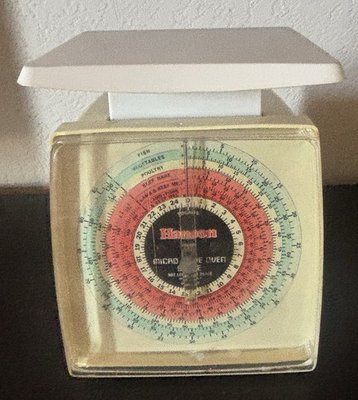 #ad Vintage Microwave Oven Kitchen Scale Hanson Made In USA Retro $25.95