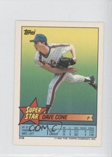 1989 Super Star Sticker Back Cards David Cone John Franco Mark Langston #58 0b5