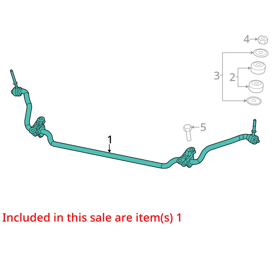 Stabilizer Bar Front Fits 14-22 PROMASTER 1500 VAN 5186705 Foto 3 de 4